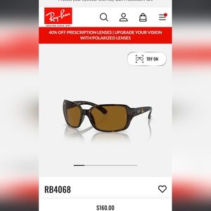 Ray-Ban Brown Sunglasses Modern Accessories - RB 4068.